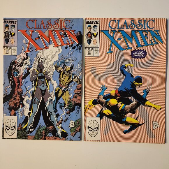 Lot of 6 Classic X-Men Comic Books 30 31 32 33 34 35 Marvel 1989 Comics Run X - Picture 4 of 6